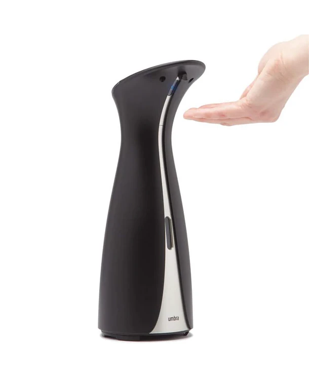 Dispensador de Jabón con Sensor Otto | Negro Plateado
