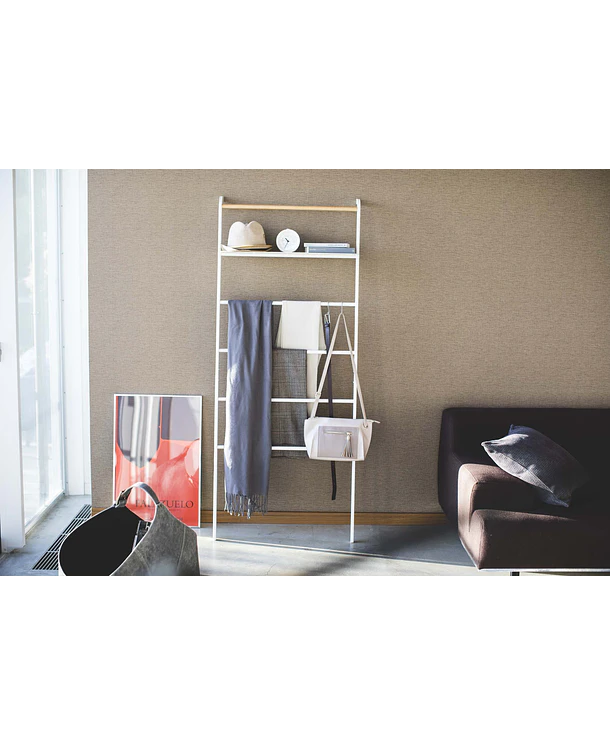 Escalera con Repisa | Blanco