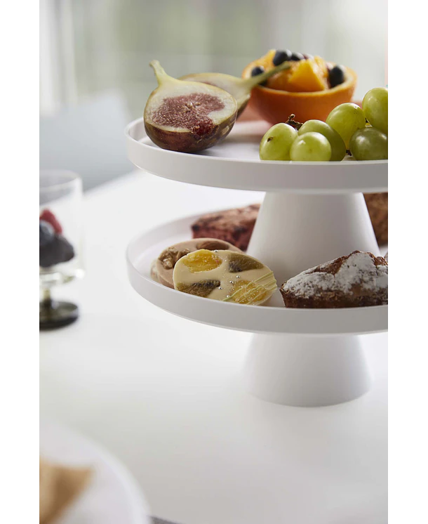 Soporte Apilable para Servir | Blanco