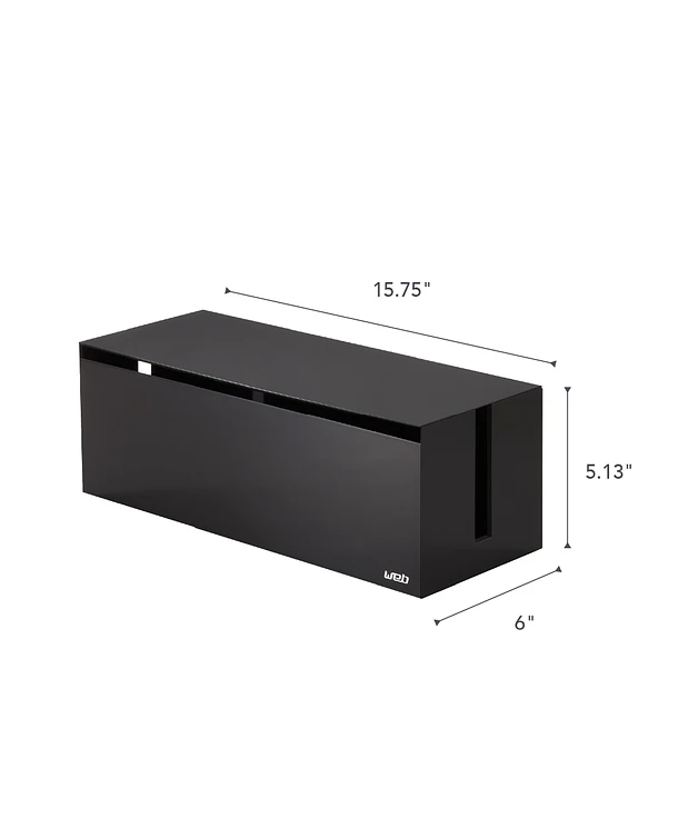 Organizador para Cables Negro