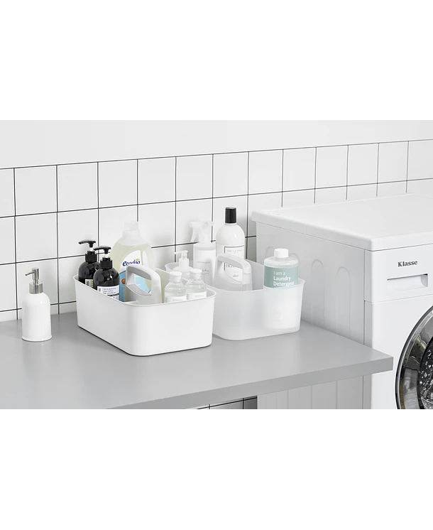 Organizador Porta Grande Marfil y Gris