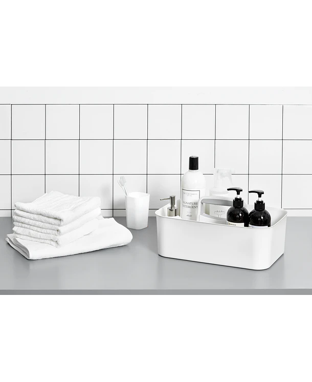 Organizador Porta Grande Marfil y Gris