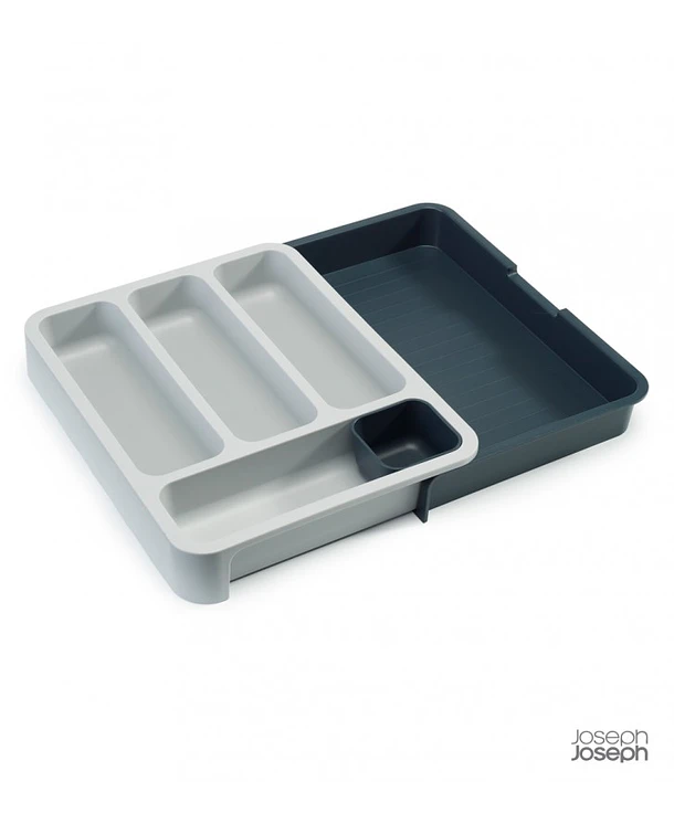 Organizador de Cubiertos Extensible JJ | Gris