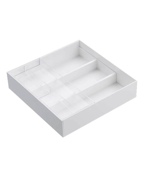 Organizador de Cubiertos Extensible | Blanco