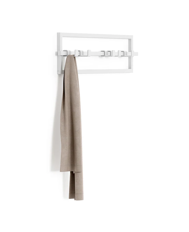 Perchero Cubiko 5 Ganchos | Blanco