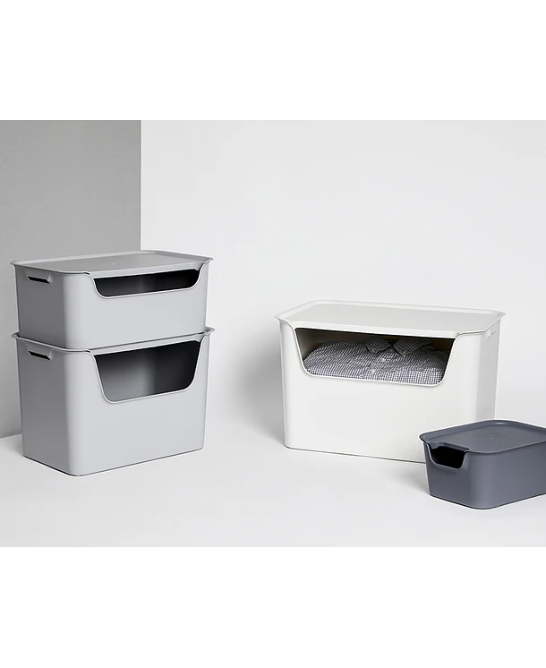 Caja Almacenamiento EL S Gris