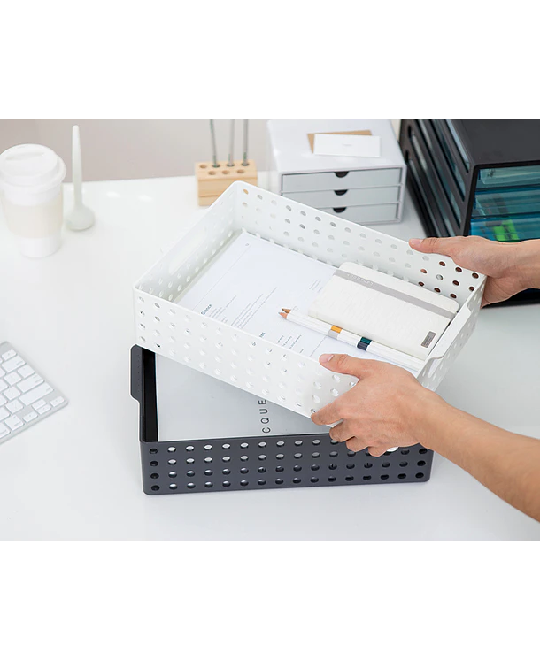 Organizador MyRoom A4 Marfil