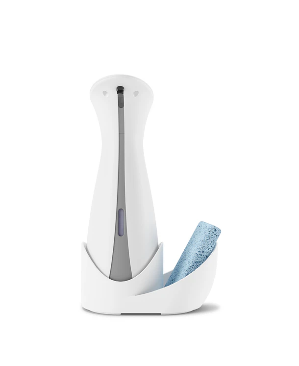 Dispensador de Jabón con Sensor Otto | Blanco con Soporte