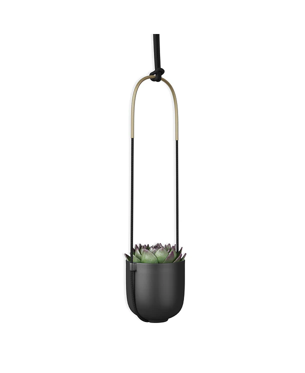 Maceta Colgante Bolo | Negro