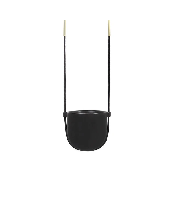 Maceta Colgante Bolo | Negro