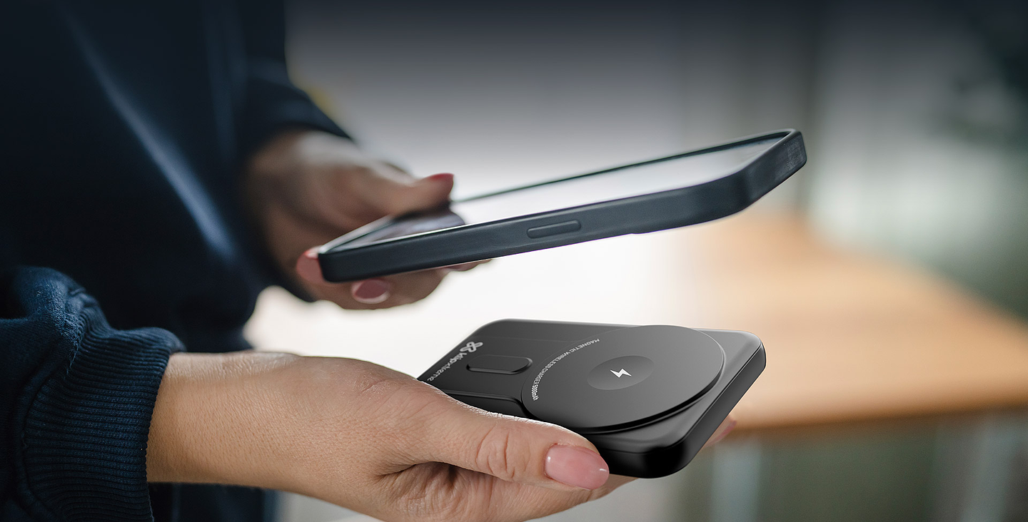 Powerbank magnético portátil inalámbrico 5000mAh KlipXtreme KPB-350 1