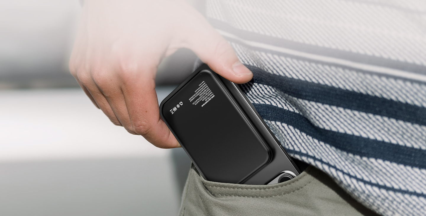 Powerbank magnético portátil inalámbrico 5000mAh KlipXtreme KPB-350 2