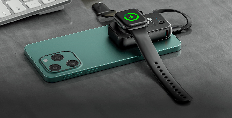 Powerbank inalámbrico portátil 2 en 1 KlipXtreme KPB-050 2