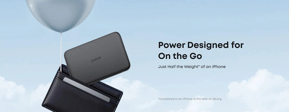 Powerbank nano magnético inalámbrico 5000mAh Anker A1665 6