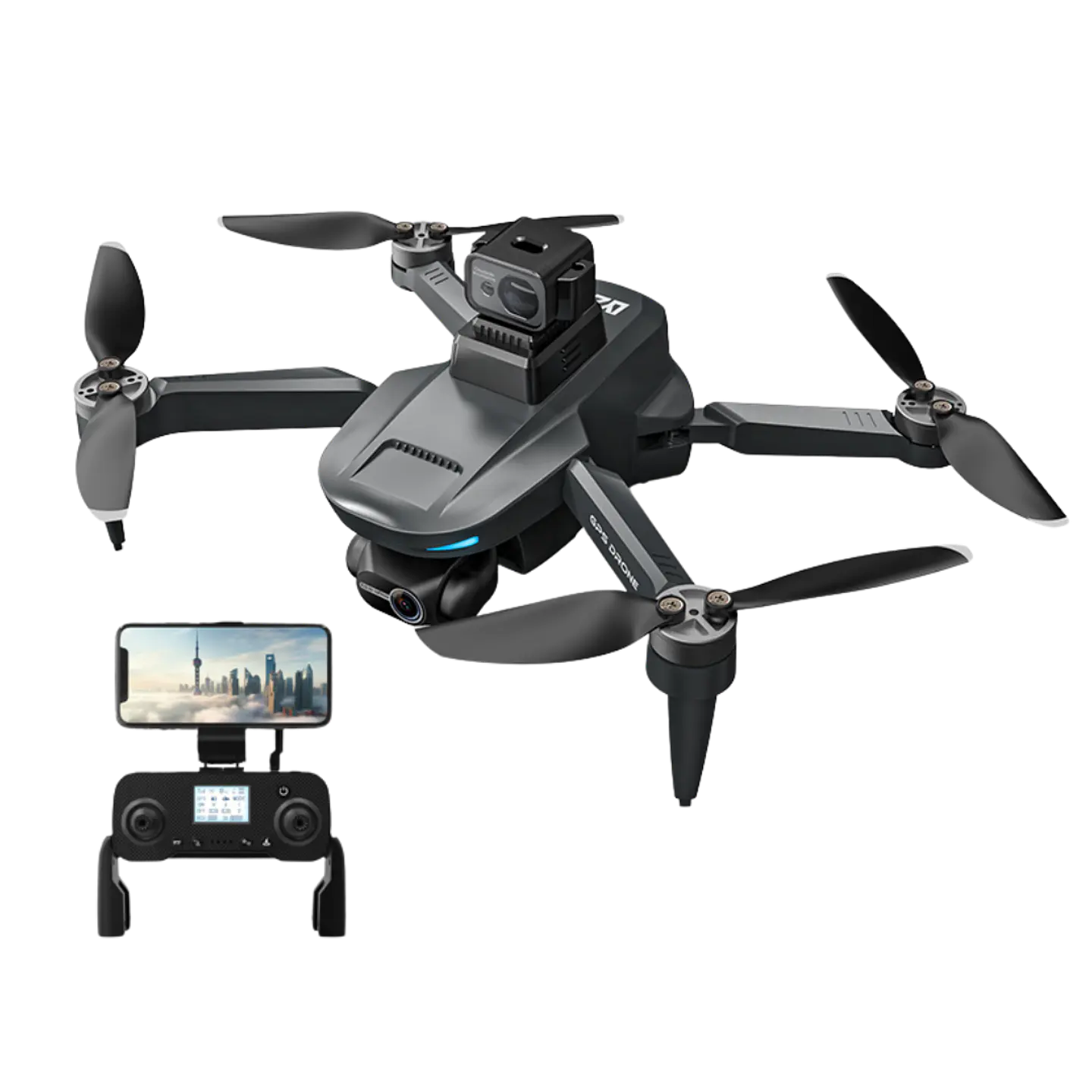 Dron L200 pro max - Gimbal de 2 ejes, Gps y 3 Baterías (Pack vuelo extendido) 1