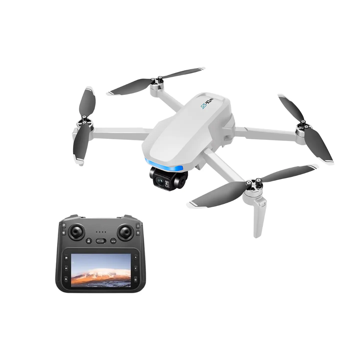 Dron S-X1 Max - 3km alcance, Gimbal 3 ejes, GPS y 3 Baterías (Pack vuelo extendido) 1