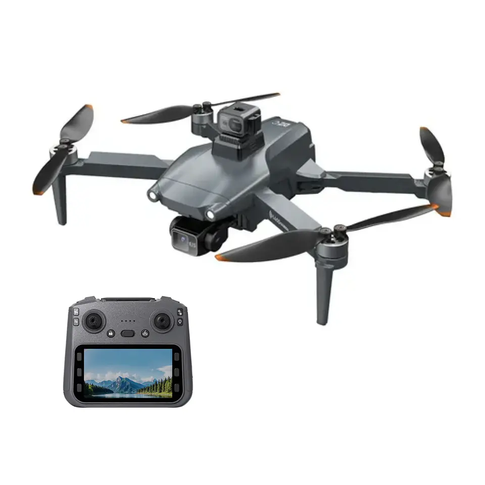 Dron L600 Pro Max - Control con pantalla, GPS y 3 baterías (Pack vuelo extendido) 1
