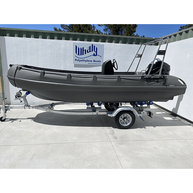 Lancha HDPE Whaly 455R Pro FULL 50 HP Trailer