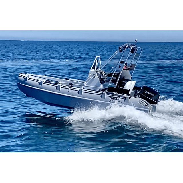  Lancha HDPE Whaly 380, PARSUN 20 HP y carro de arrastre