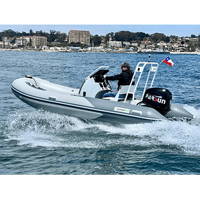 Lancha Semirrígida Sierra 480 2024 FULL 60 HP Trailer seminueva