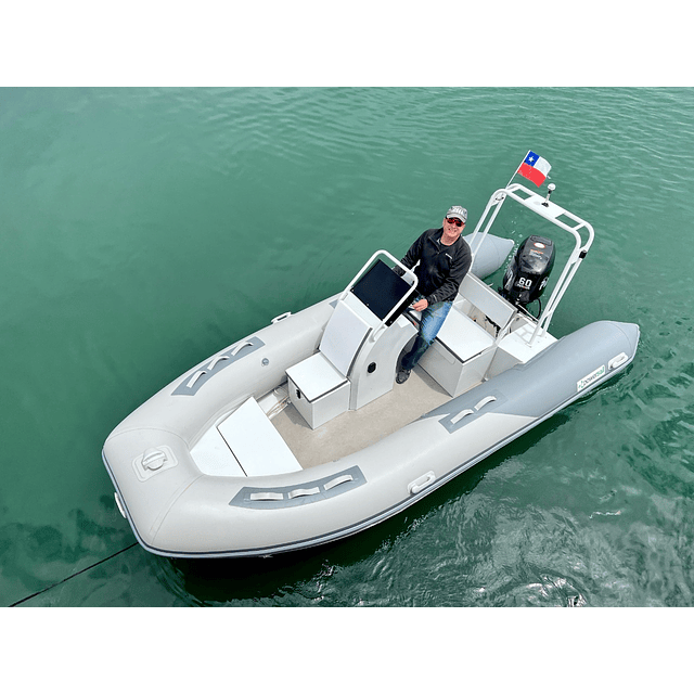 Lancha Semirrígida Sierra 480 2024 FULL 60 HP Trailer