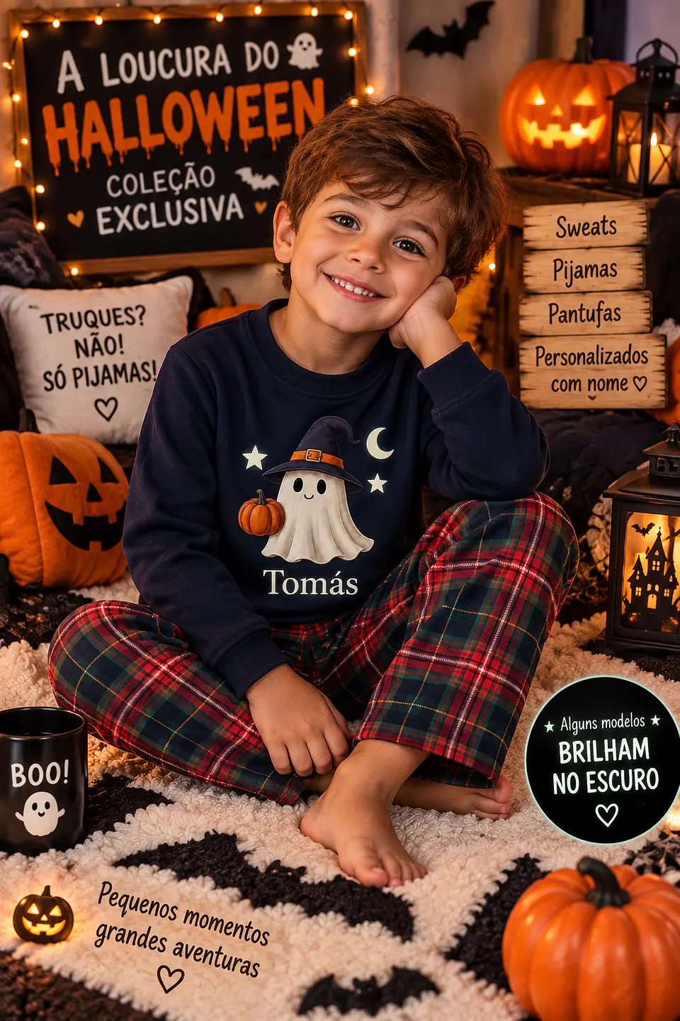 Pijama Halloween personalizado  2