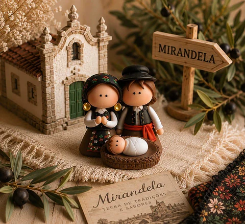 Mini presépios regiões Portugal ( Mirandela ) 