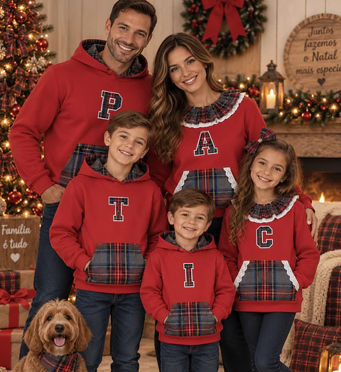 Sweat personalizada de Natal adulto 