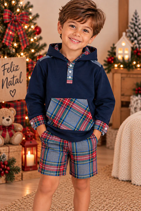 Túnica menino Natal 