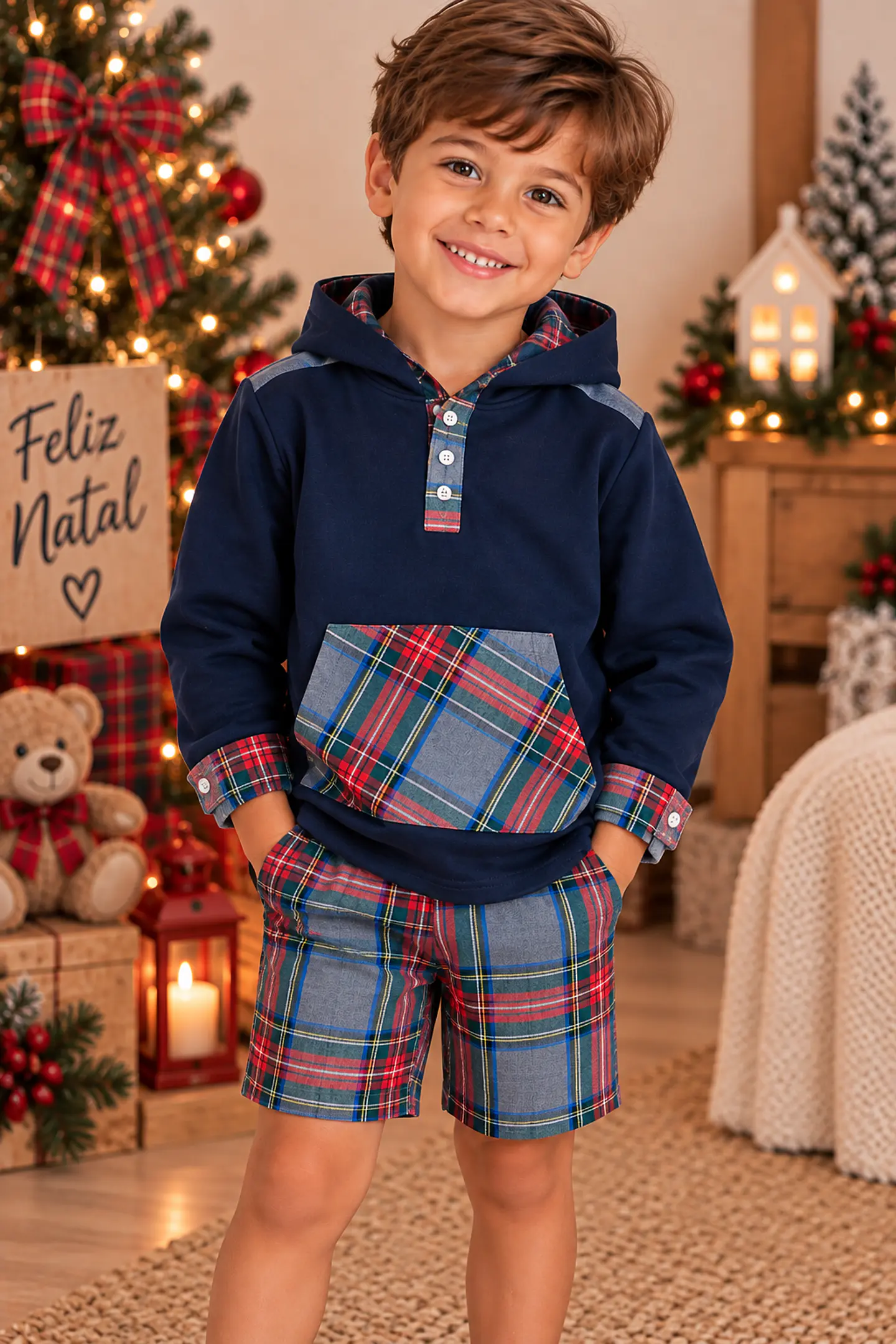 Túnica menino Natal  1