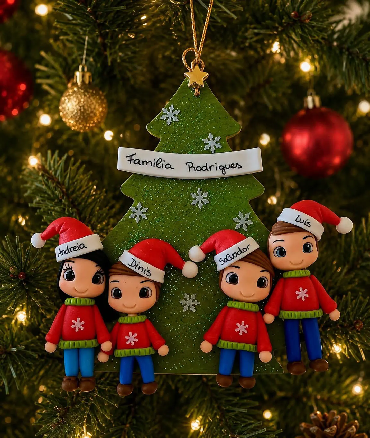 Enfeite de Natal personalizado  1