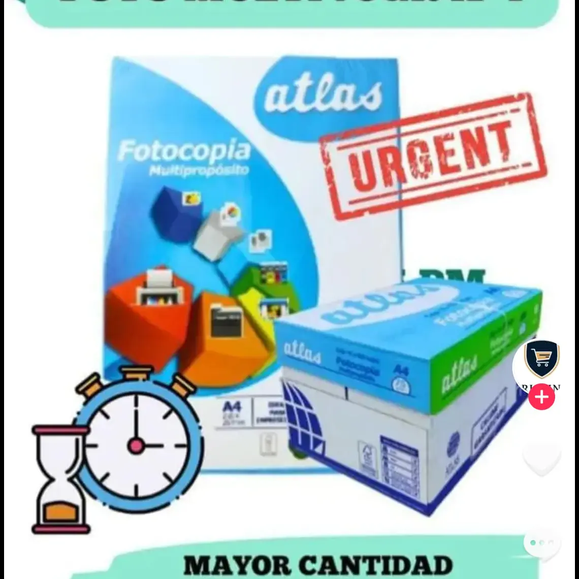 Papel bond Atlas de 75 gr.  2