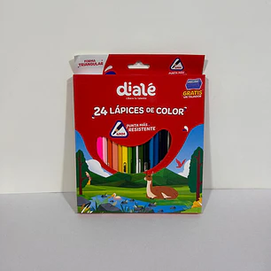 24 Lápices de Color Diale