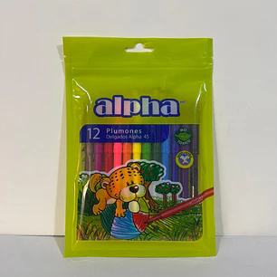 12 Plumones Alpha AGOTADO