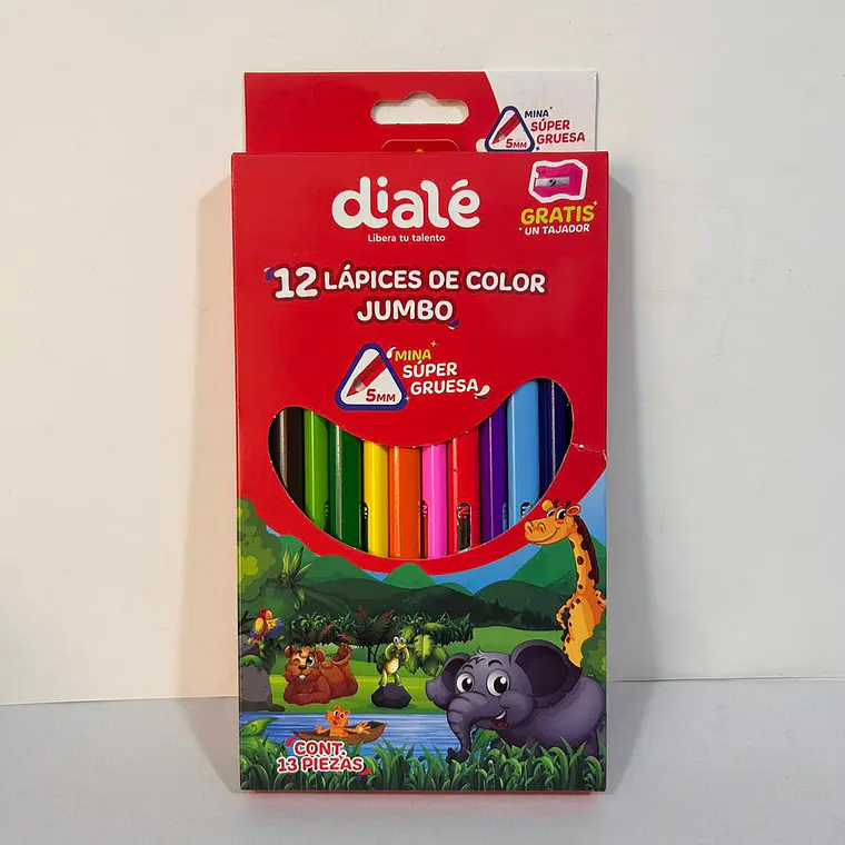 12 Lápices de Color Jumbo Diale AGOTADO 2