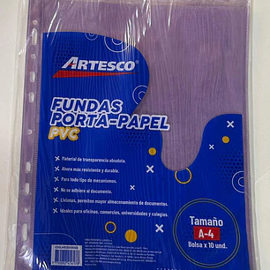 Micas A4 Artesco 10 Unidades