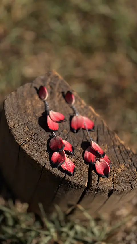 Aro Pétalos Rojos