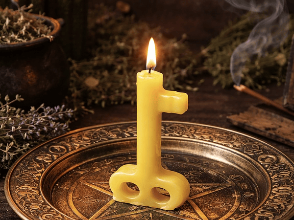 ✨🔑 RITUAL DE ABUNDANCIA CON VELA LLAVE AMARILLA 🔑✨