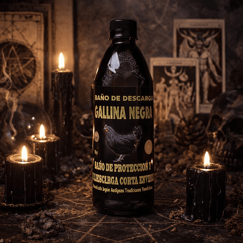 Baño de descarga Gallina Negra 500 cc