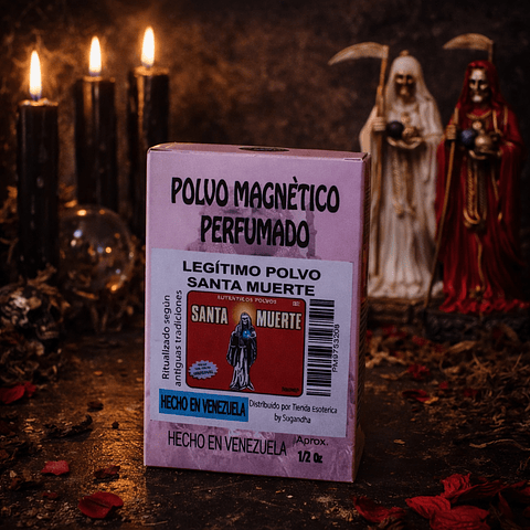 ✨💀 Polvo de la Santa Muerte – Protección, Poder y Atracción 💀✨