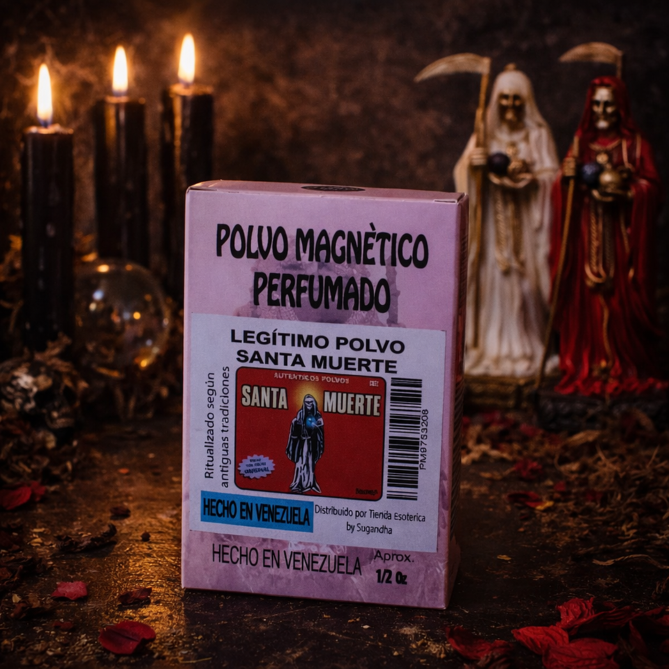 ✨💀 Polvo de la Santa Muerte – Protección, Poder y Atracción 💀✨ 1