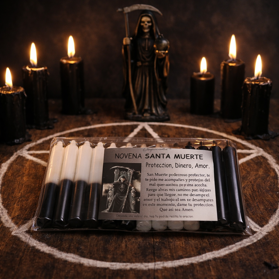 ✨💀 Velas Novenario Santa Muerte  💀✨ 1