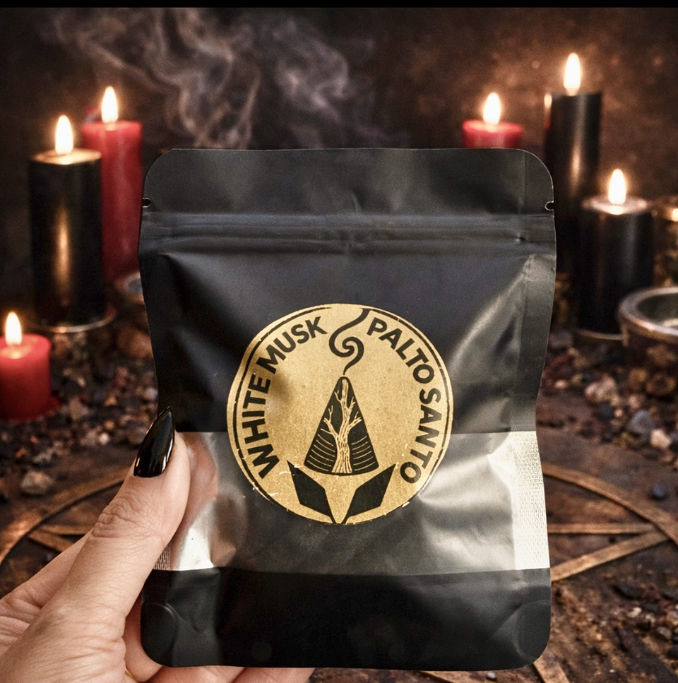 🌑 CONOS DE INCIENSO WHITE MUSK & PALO SANTO 1