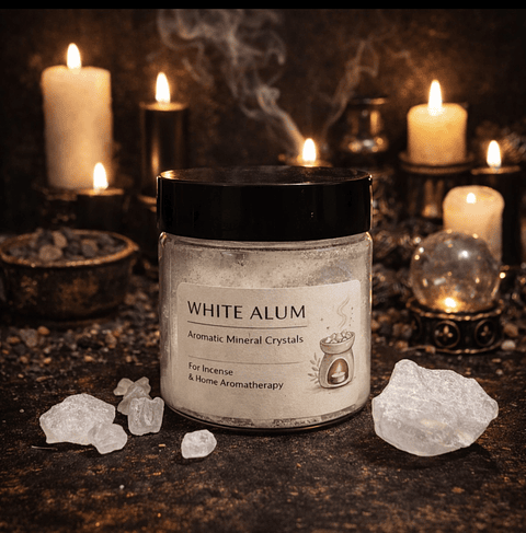 ✨ Alumbre Blanco (White Alum) – Cristales de Limpieza Energética