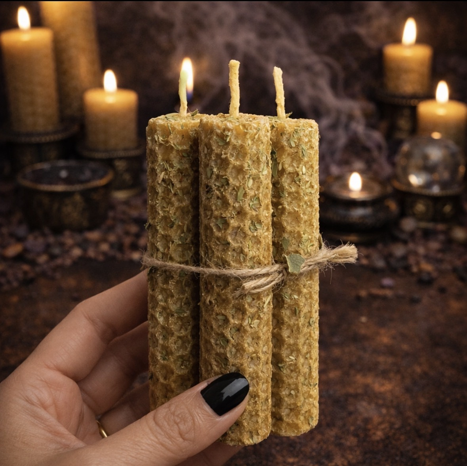 ✨🍯 Pack de 3 Velas de Miel para la Abundancia 🍯✨ 2