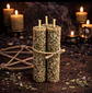 🖤🕯️ Pack 3 Velas de miel 100% natural de Limpieza Ritualizadas ✨🌿 - Miniatura 2