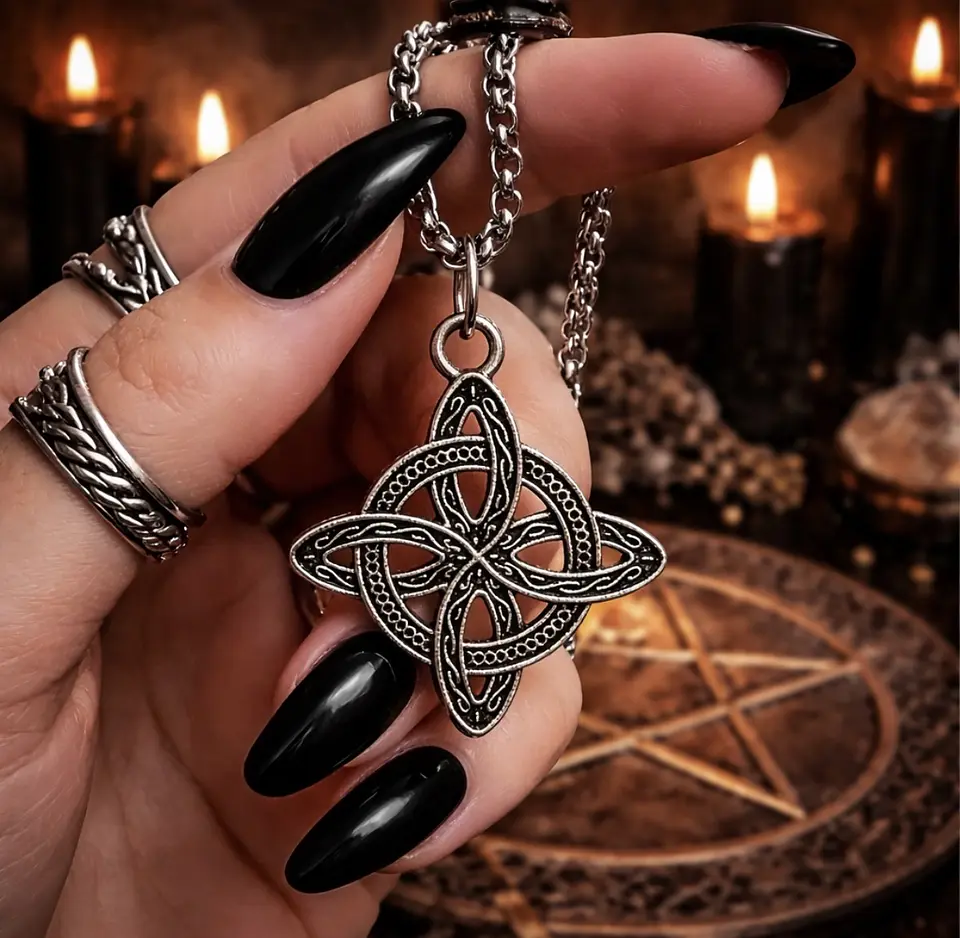 🖤 COLLAR NUDO DE BRUJA (3 CM) 1