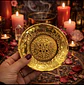 🕯️ Plato Ritual Dorado  9 cm– Base para Velas - Miniatura 1