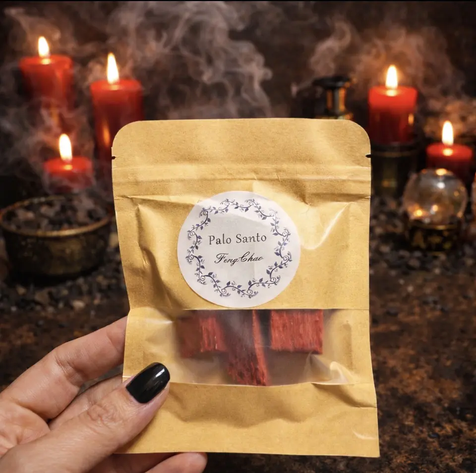 🌿 Palo Santo Peruano con Sangre de Dragón 🔥 1