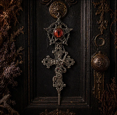 🖤 Poderoso Amuleto de Protección 14 cm